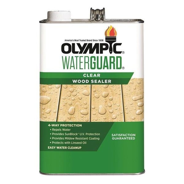 Olympic Olympic 275473 1 gal Waterguard Clear Wood Sealer 275473